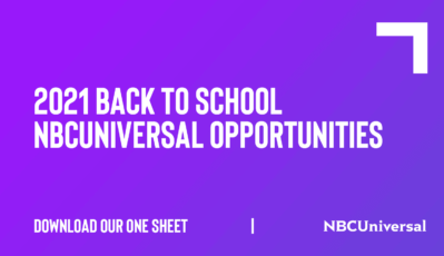 2021 Back to School NBCUniversal Opportunities