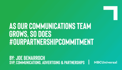 As Our Communications Team Grows, So Does #OurPartnershipCommitment