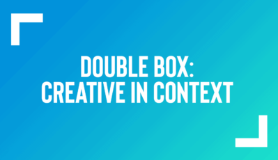 Pair commercials with programming content in an innovative double box format 