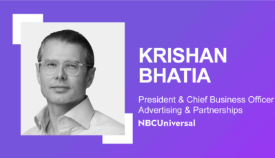 An Interview With NBCUniversal’s Krishan Bhatia