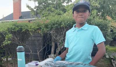 After a 11-year-old’s bakery stand was stolen, neighbors helped put him back in business