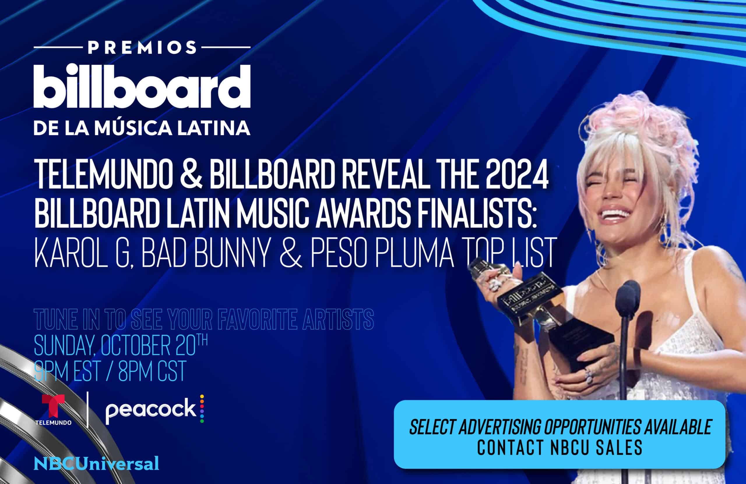 Billboard and Telemundo Reveal The 2024 Billboard Latin Music Awards