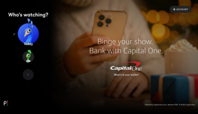 <strong>Arrival Ad (NEW Coming in 2026) </strong> <br>High-Impact, first-view placement on Peacock’s profile selection page, creating exposure to almost all of Peacock’s daily active users. 